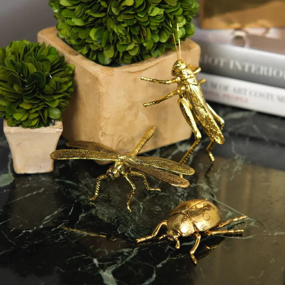 Zodax Decorative Gold Ladybug