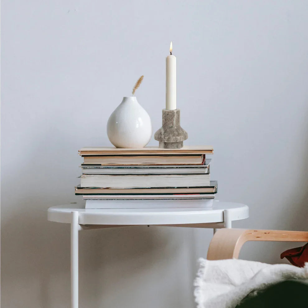 Marble Taper Candle Holder