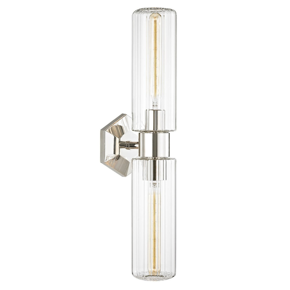 Roebling 2 Light Tall Wall Sconce