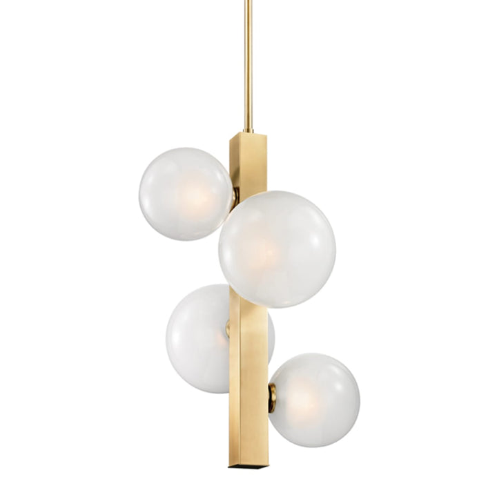 Hinsdale 4 Light 21" Wide Abstract Pendant- Hudson Valley Lighting - ARANZASU