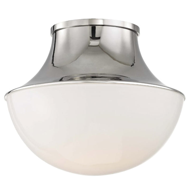 Lettie Single Light Wide Integrated LED Flush Mount Bowl Ceiling Fixture