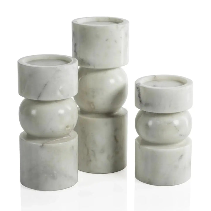 Taper Candle Marble Holder - ARANZASU