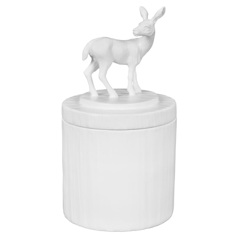 A white goat type artificial product on the box