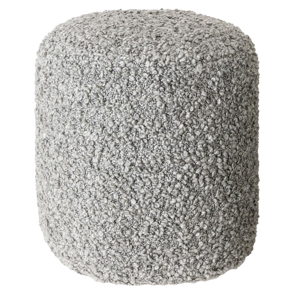 a gray colored  cushion