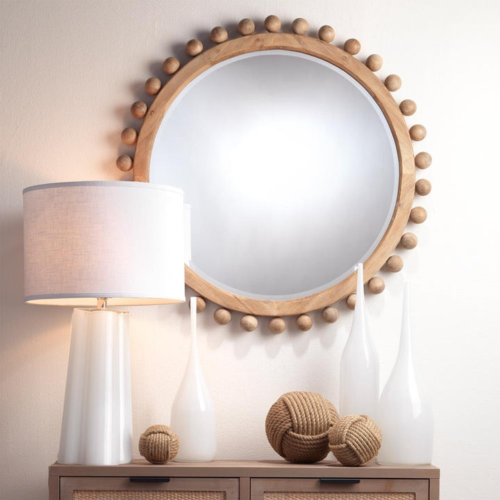 Mirror frame with mirror and the light energy lamp