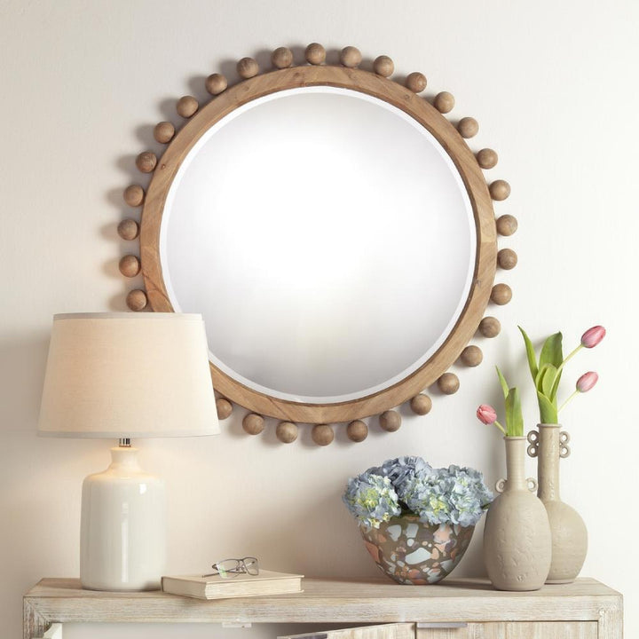 Mirror frame with the light energy lamp