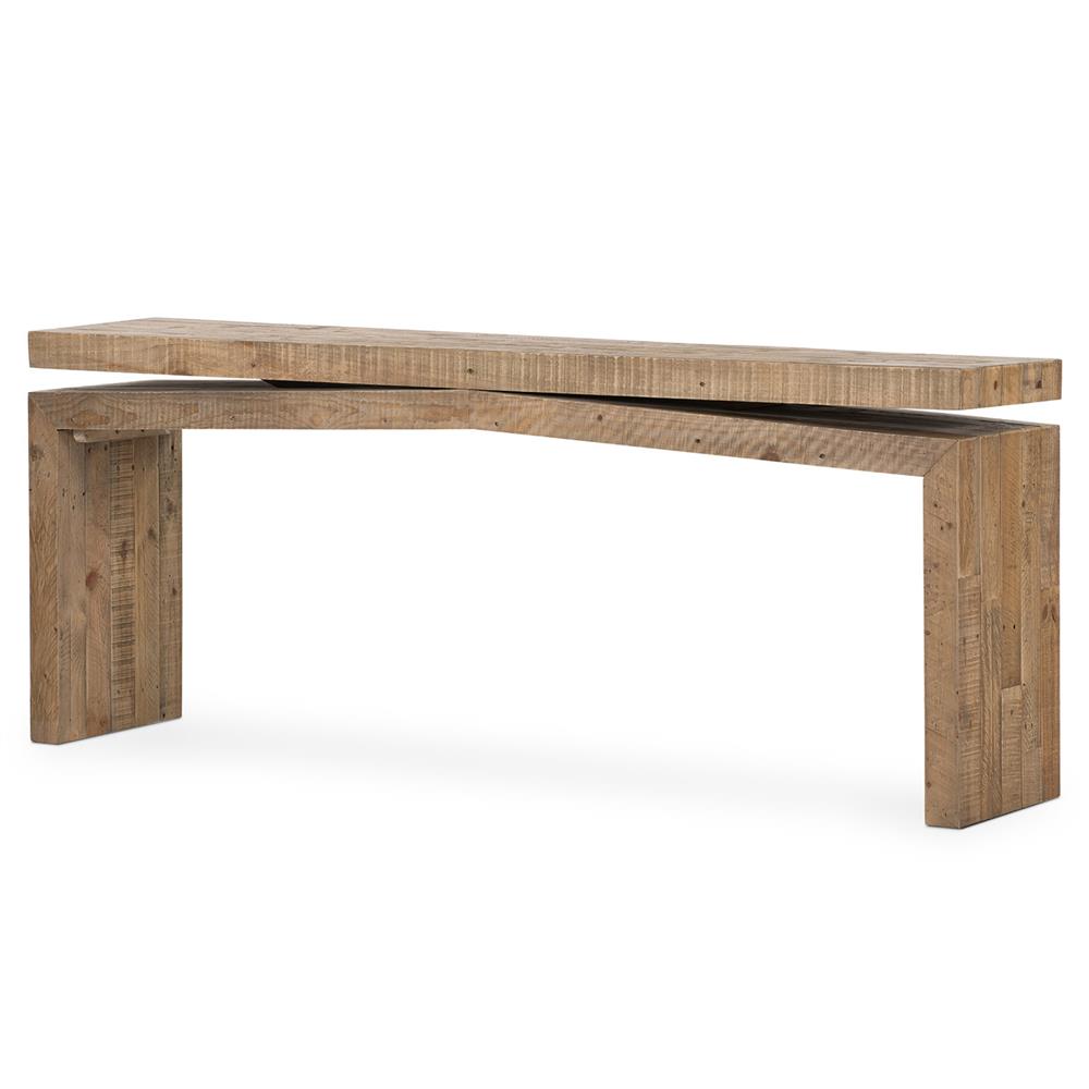 A wood table structure 