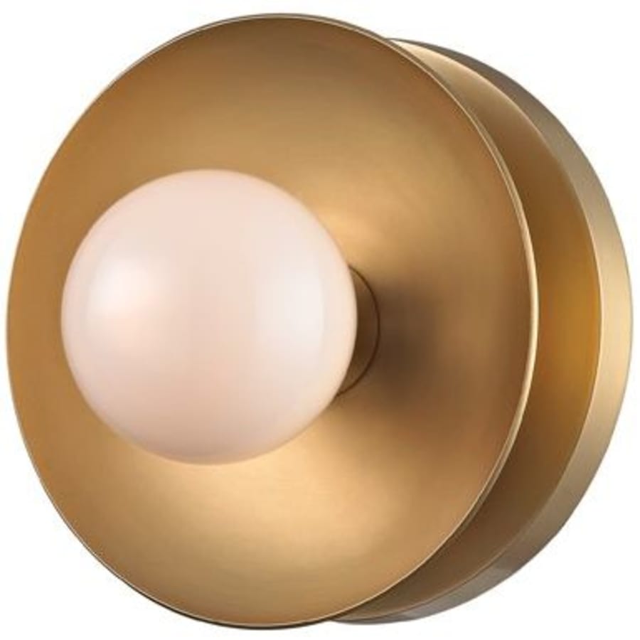 Julien Single Light 5" Tall LED Bathroom Sconce / Ceiling Fixture - ARANZASU