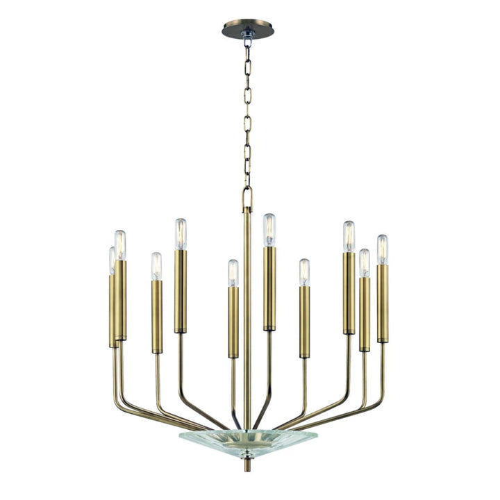 Gideon 14 Light 33" Wide Crystal Chandelier- Hudson Valley Lighting - ARANZASU