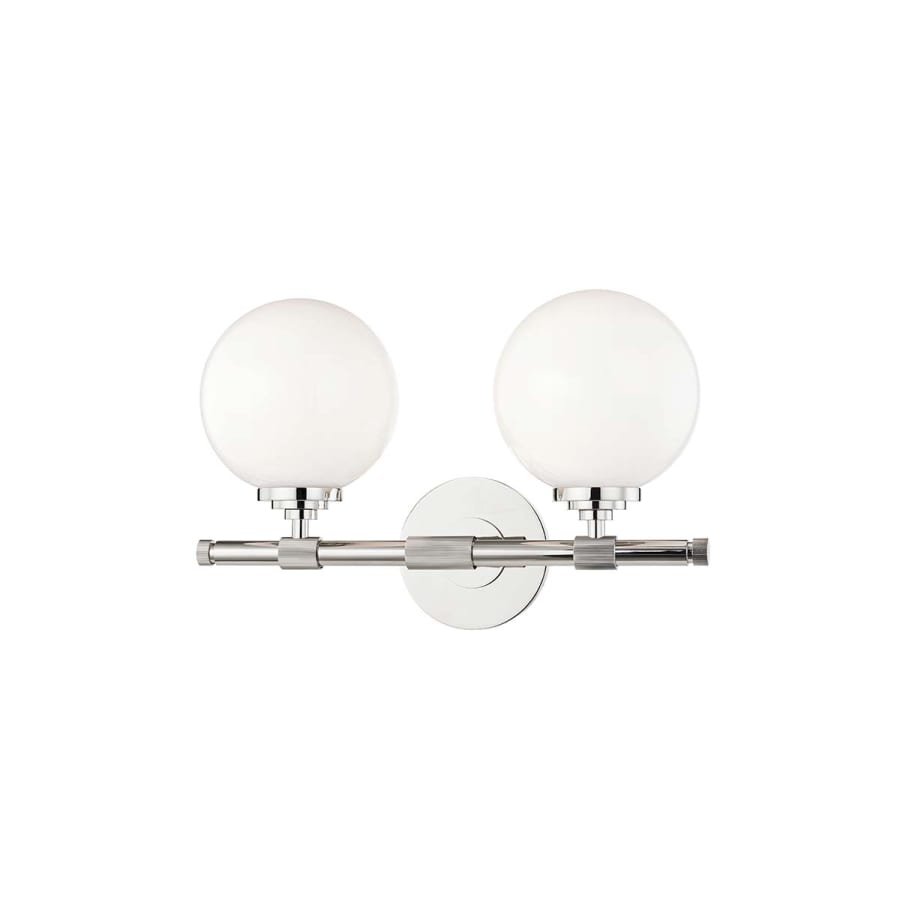 Bowery 2 Light Wide Bathroom Vanity Light