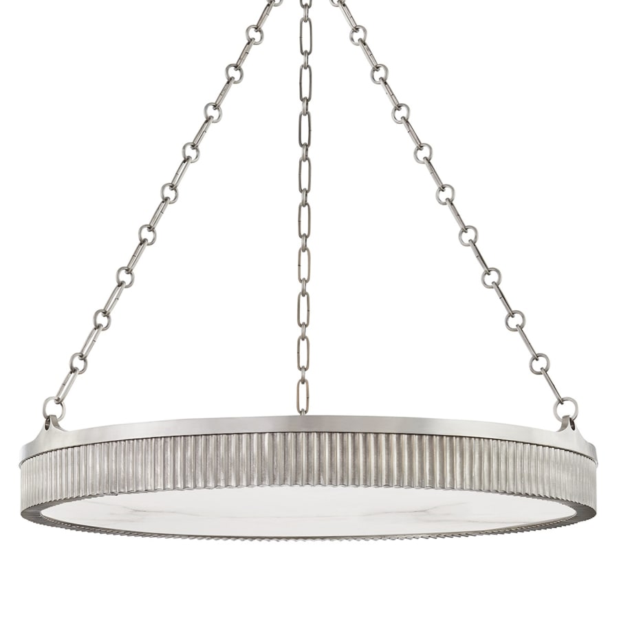 Lynden 8 Light Wide LED Drum Chandelier