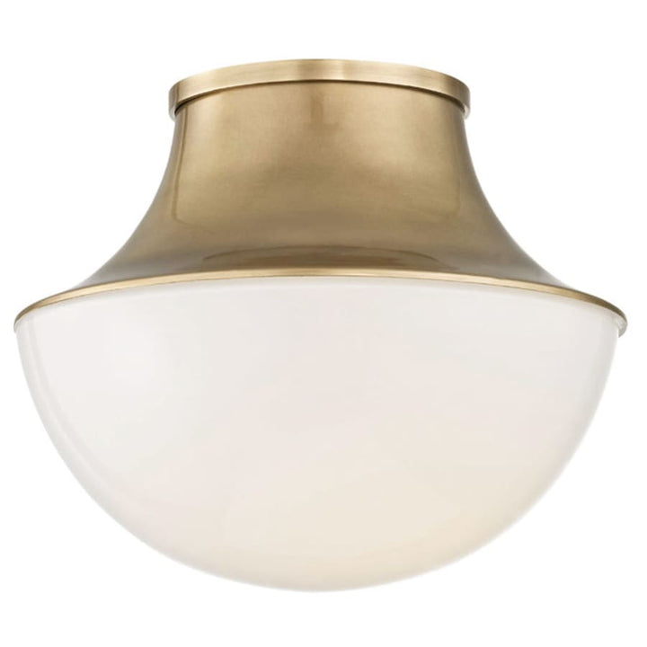 Lettie Single Light Wide Integrated LED Flush Mount Bowl Ceiling Fixture