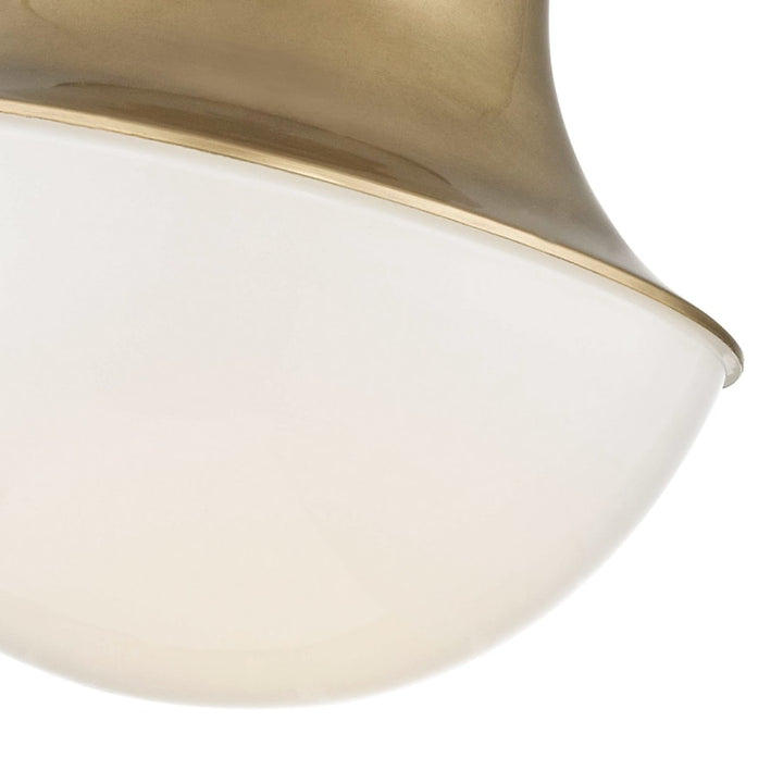 Lettie Single Light Wide Integrated LED Flush Mount Bowl Ceiling Fixture